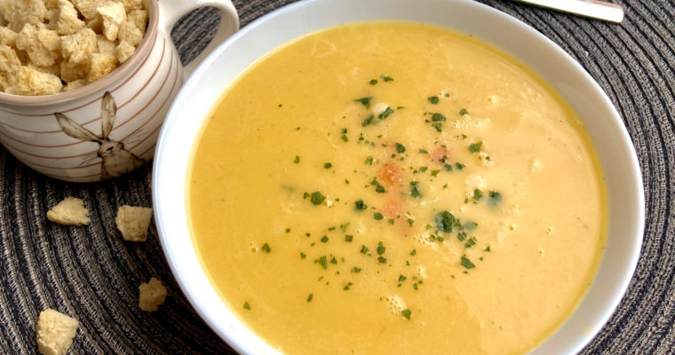 Kartoffel Karotten Suppe – schnell und einfach