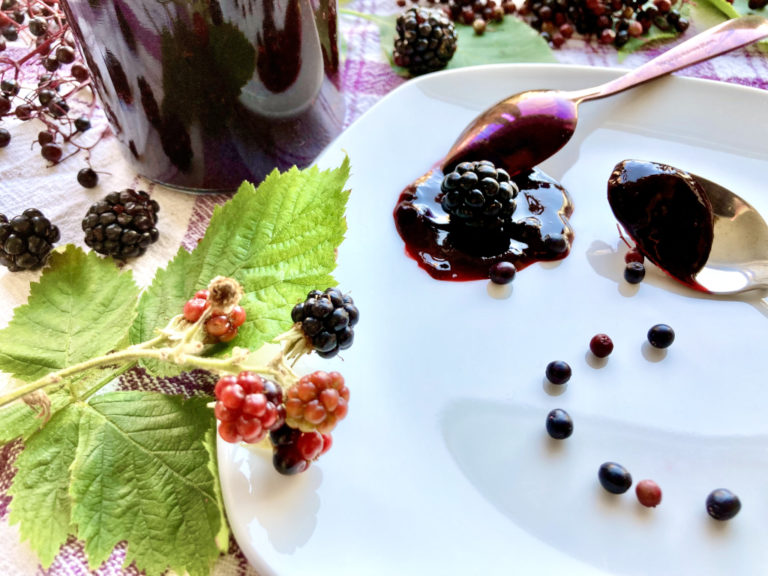 Holunder Marmelade Mit Brombeeren - Erdbeerschokola.de