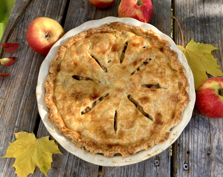 American Apple Pie - amerikanischer Apfelkuchen - Erdbeerschokola.de