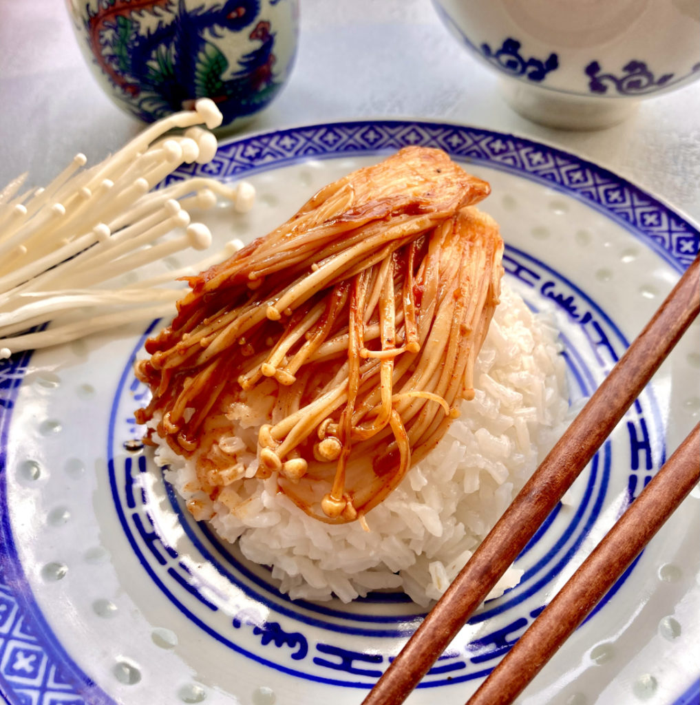 Erstaunlich Enoki Pilze Rezept Asiatisch Fotos