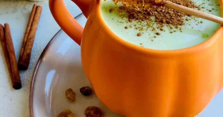 Pumpkin Spice Matcha Latte