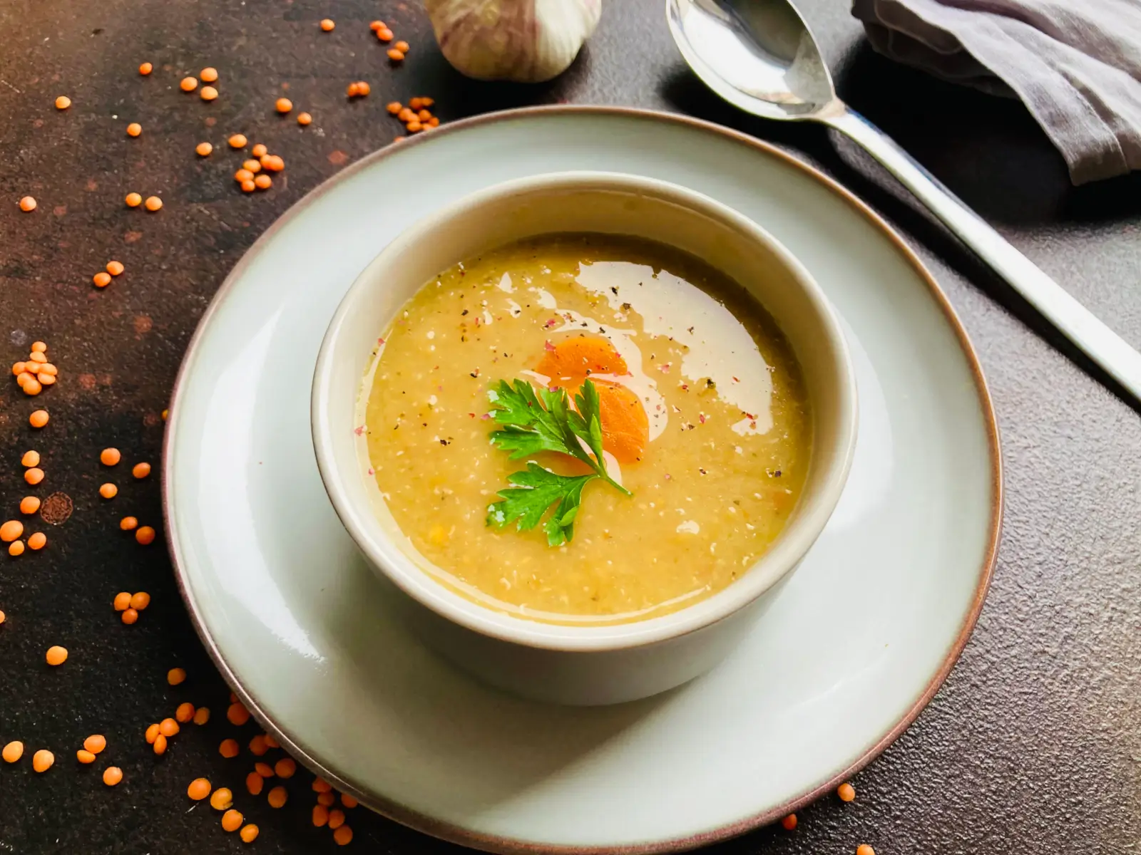 Schnelle Linsensuppe