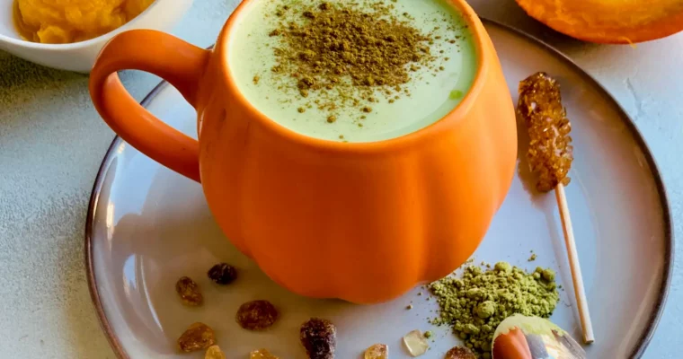 Pumpkin Spice Matcha Latte
