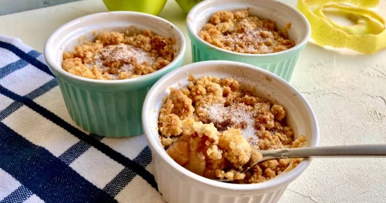 Apfel Crumble mit Zimt
