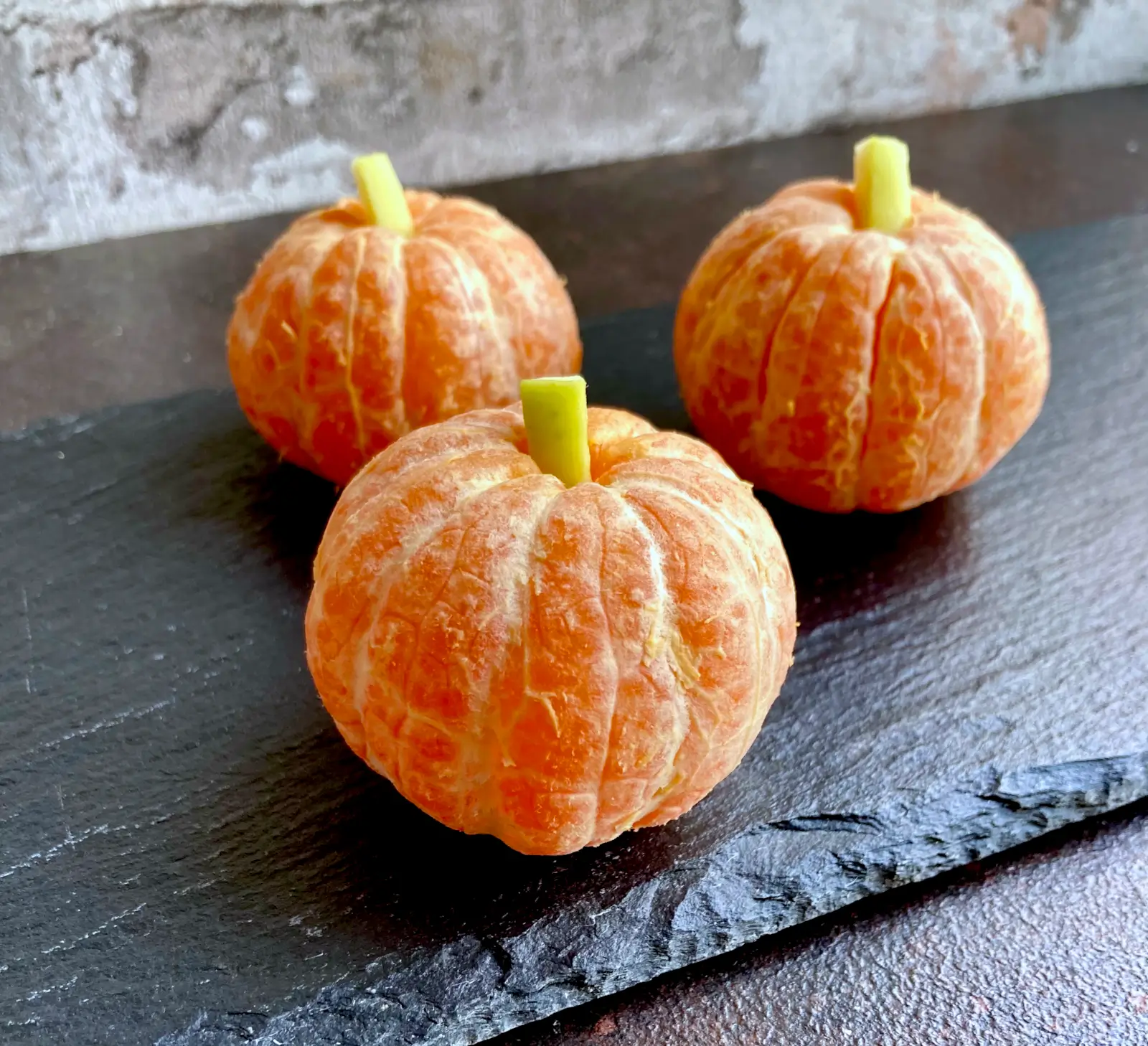 Mini Kürbisse aus Mandarinen